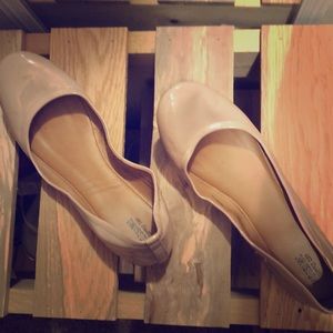 Nude ballet flats size 8.5